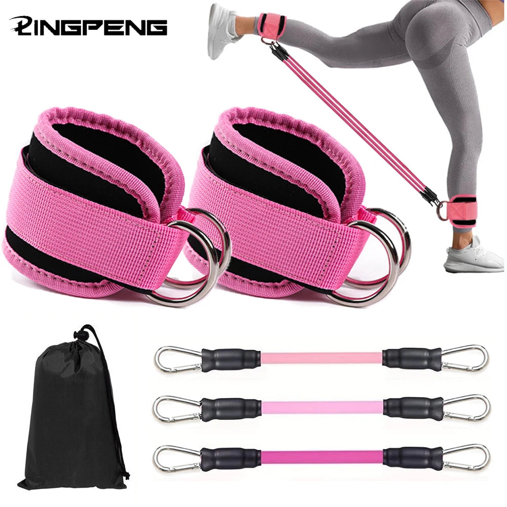 Ankle Straps & Bands Set – Gym & Home Workouts