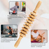 Curved Wooden Massage Roller – Body Shaping &amp; Lymphatic Drainage Tool