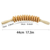 Curved Wooden Massage Roller – Body Shaping &amp; Lymphatic Drainage Tool